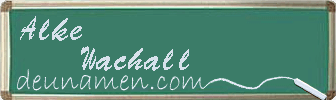 Alke Wachall Visitenkarte